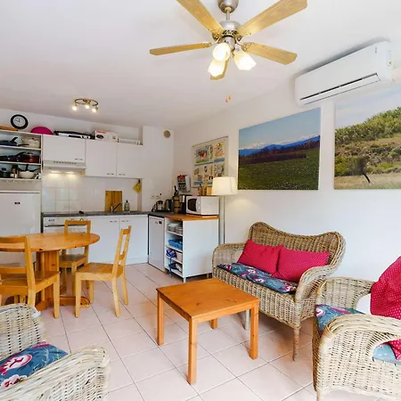 Charmante Climatisee A Narbonne-plage, Proche Mer, 6 Personnes, 3 Chambres, Parking Prive - Fr-1-409-120