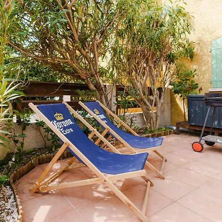 Villa Charmante Climatisee A Narbonne-plage, Proche Mer, 6 Personnes, 3 Chambres, Parking Prive - Fr-1-409-120 *