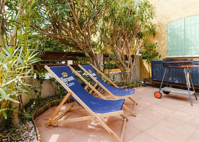 Villa Charmante Climatisee A Narbonne-plage, Proche Mer, 6 Personnes, 3 Chambres, Parking Prive - Fr-1-409-120 *